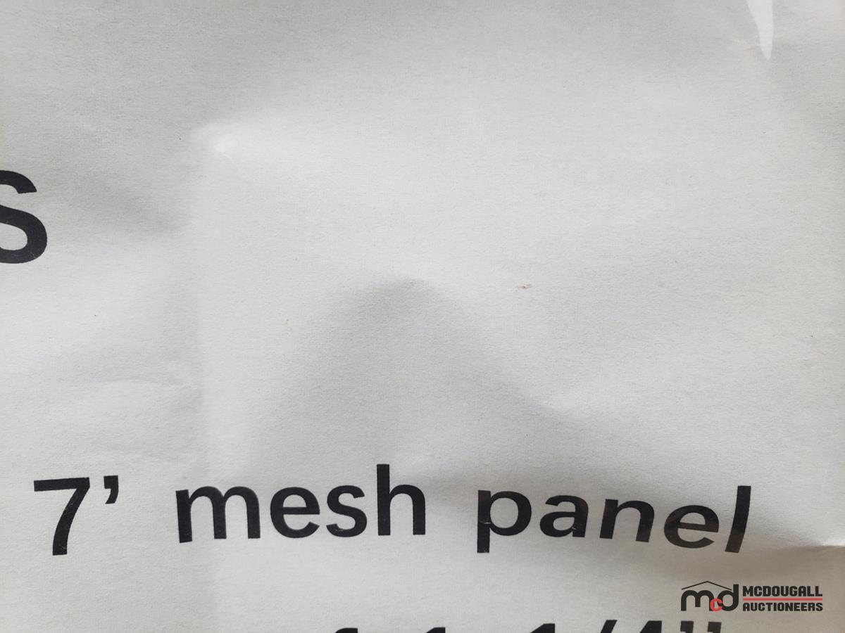(25) 7' Mesh Panels w/ 1-1/4