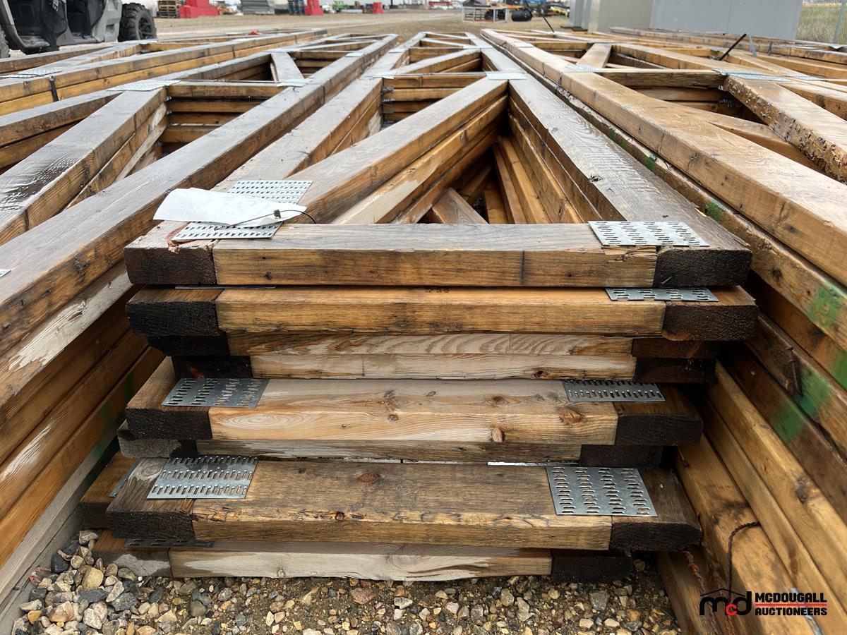 (25' x 2' x 1 1/2'') Bundle of Wood Trusses