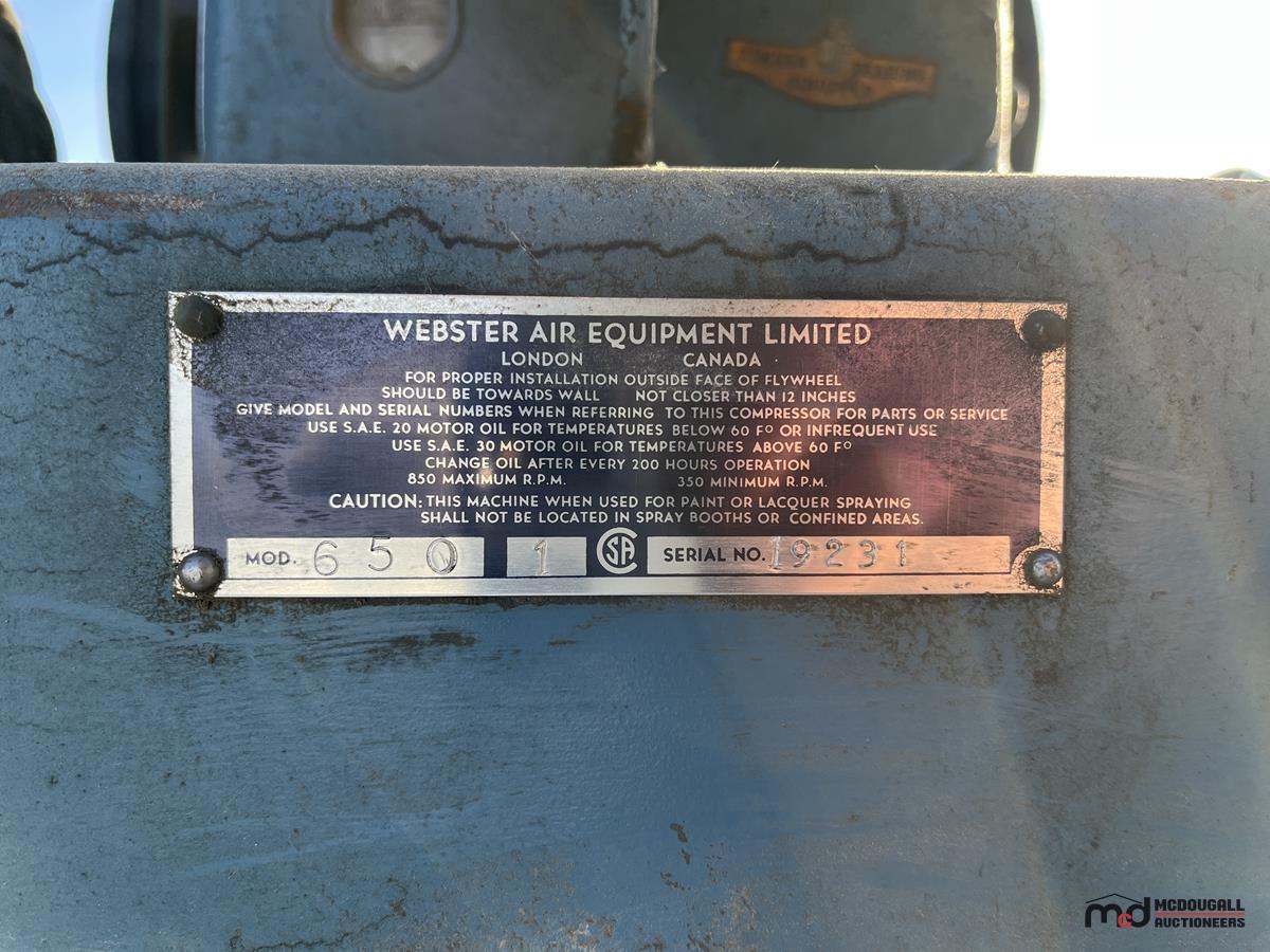 Webster 5HP Air Compressor