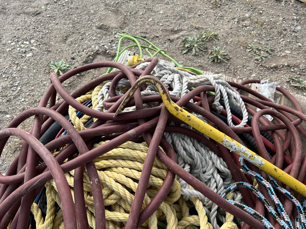 Rope, Hose, Pylons, Crow Bars, Face Shield, Tubs and More
