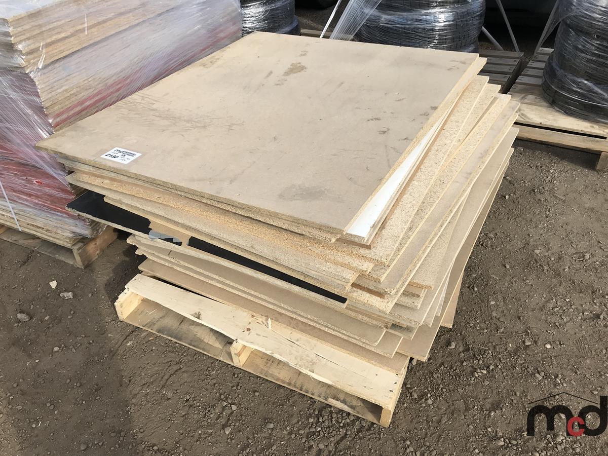 Pallet of Assorted Particle Boards