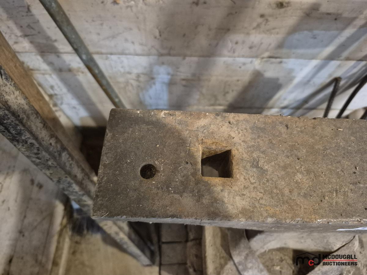 Sweden Anvil on Blocks and Assorted Rebar