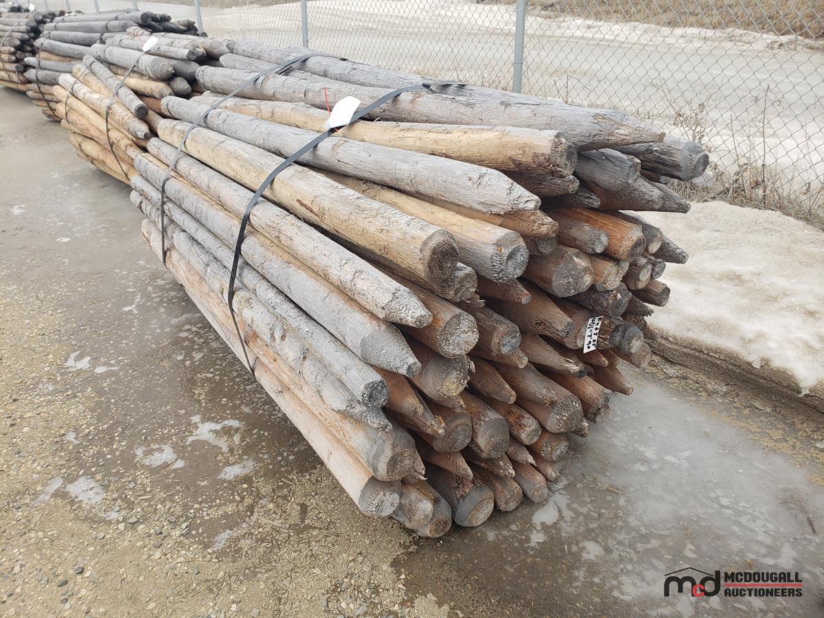 Approx. 6' Untreated Fence Posts