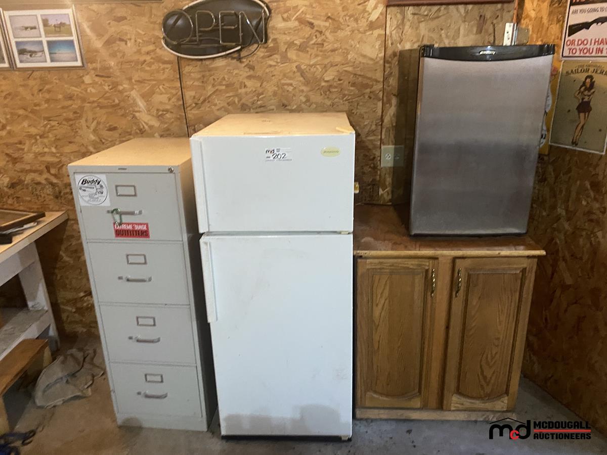 Simplicity Refrigerator, Mini Refrigerator, Wooden Cabinet & File ...